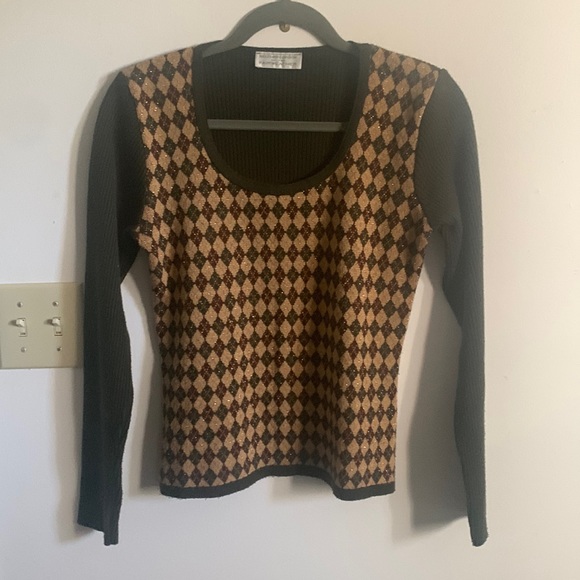 diamond patterned sweater - Picture 1 of 2